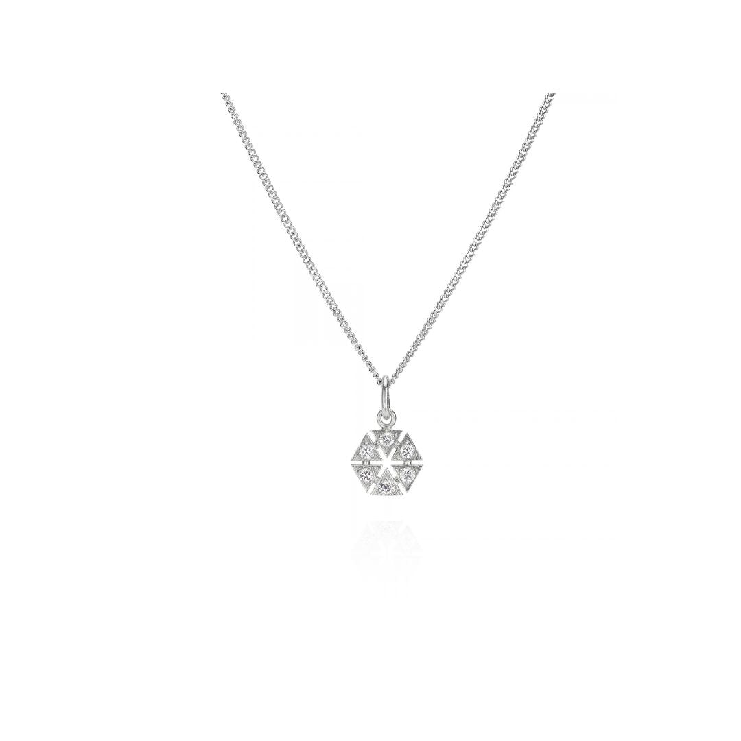 Stella Cosmos Necklace in Platinum