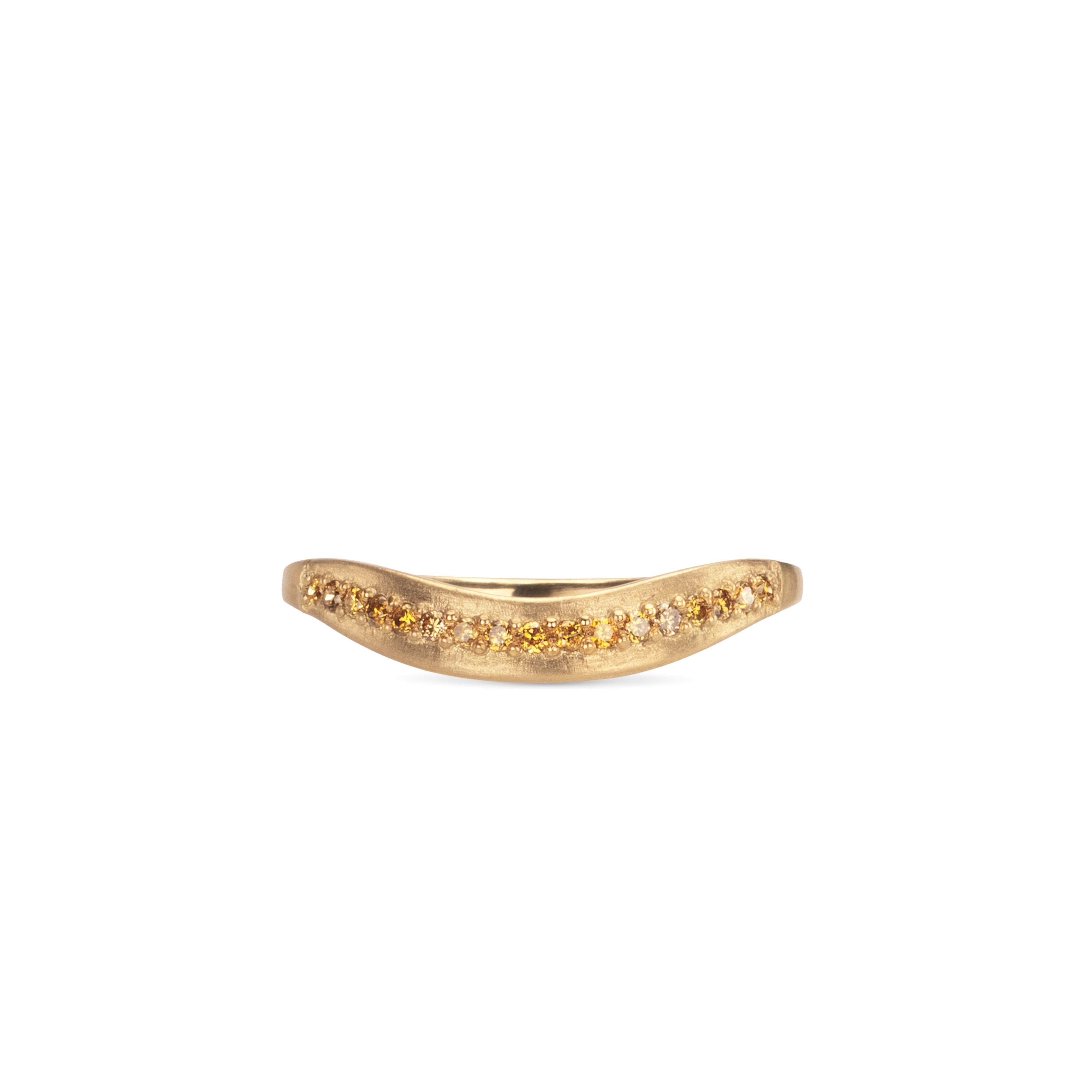 Arch Yellow Gold Enternity Band