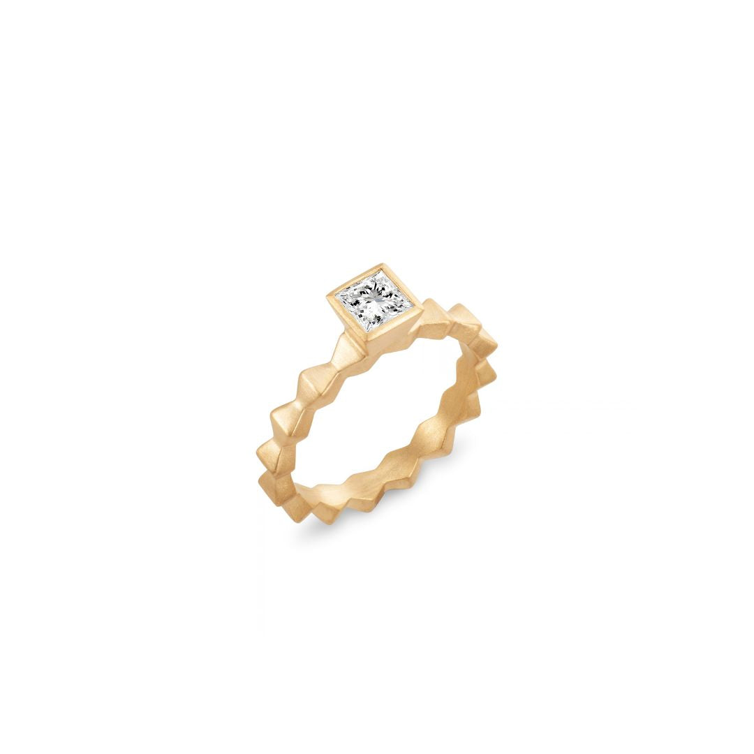 Pyra Princess Cut Engagement Ring