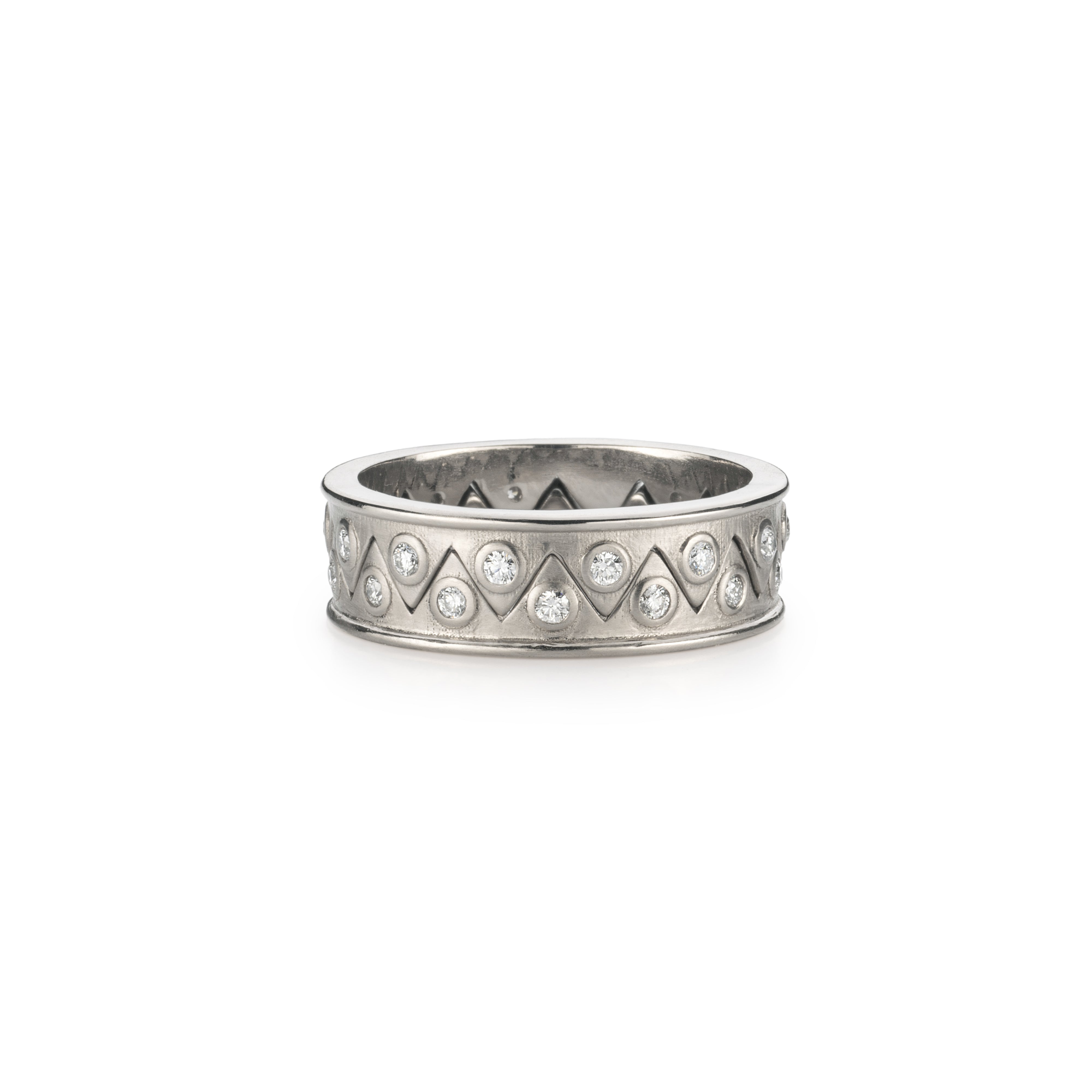 Harlequin Crown Ring
