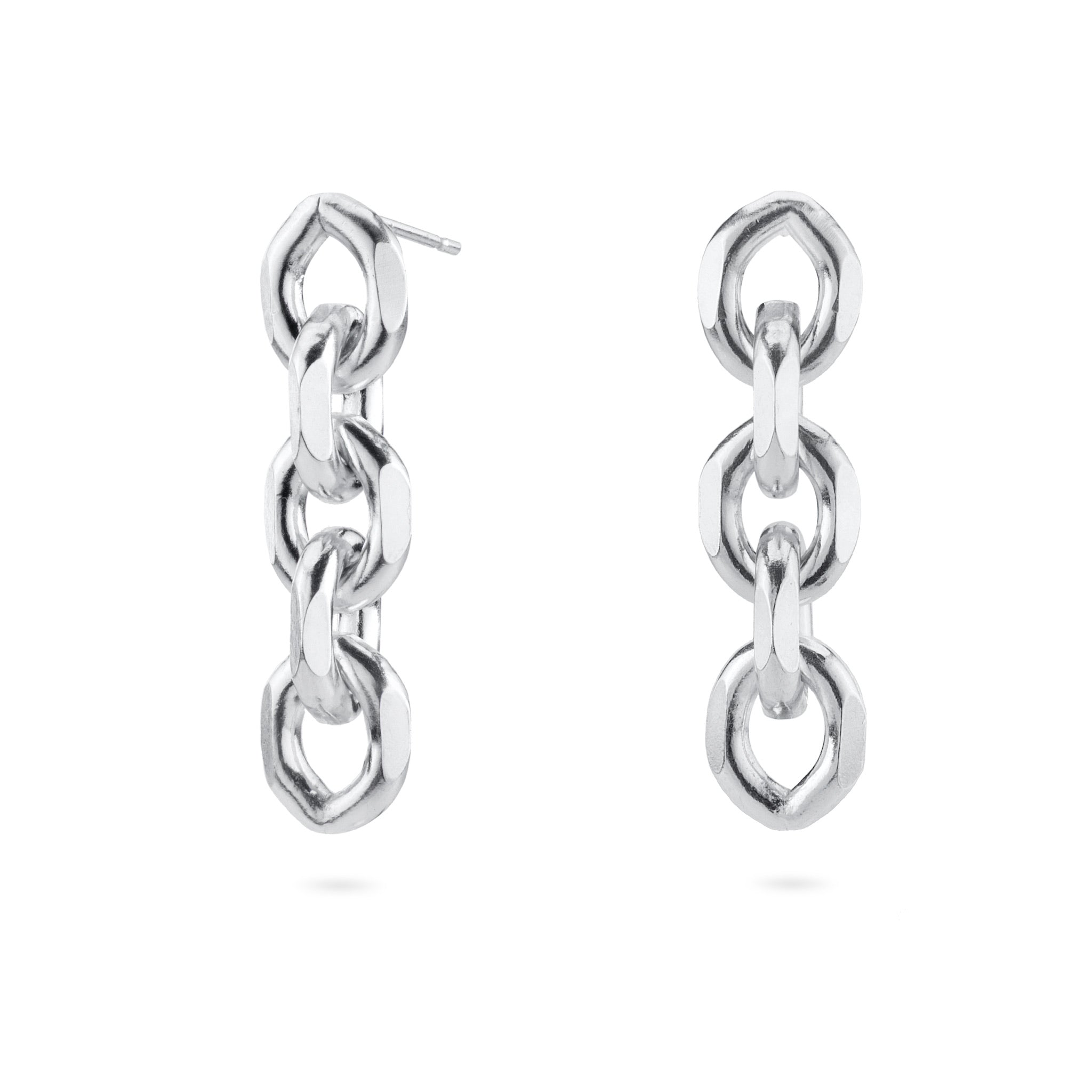 Five Chain Drop Earrings