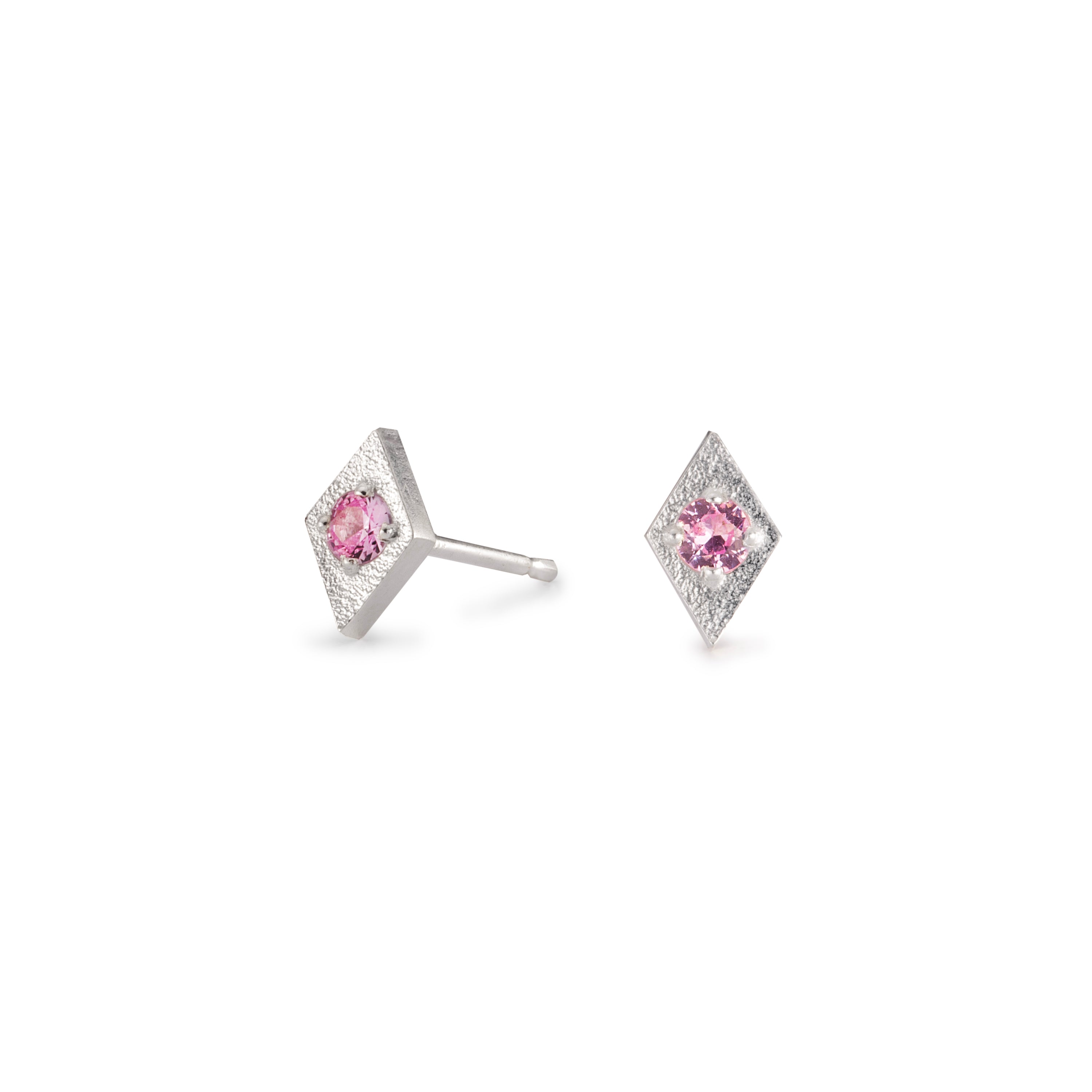 Pink Sapphire Earrings