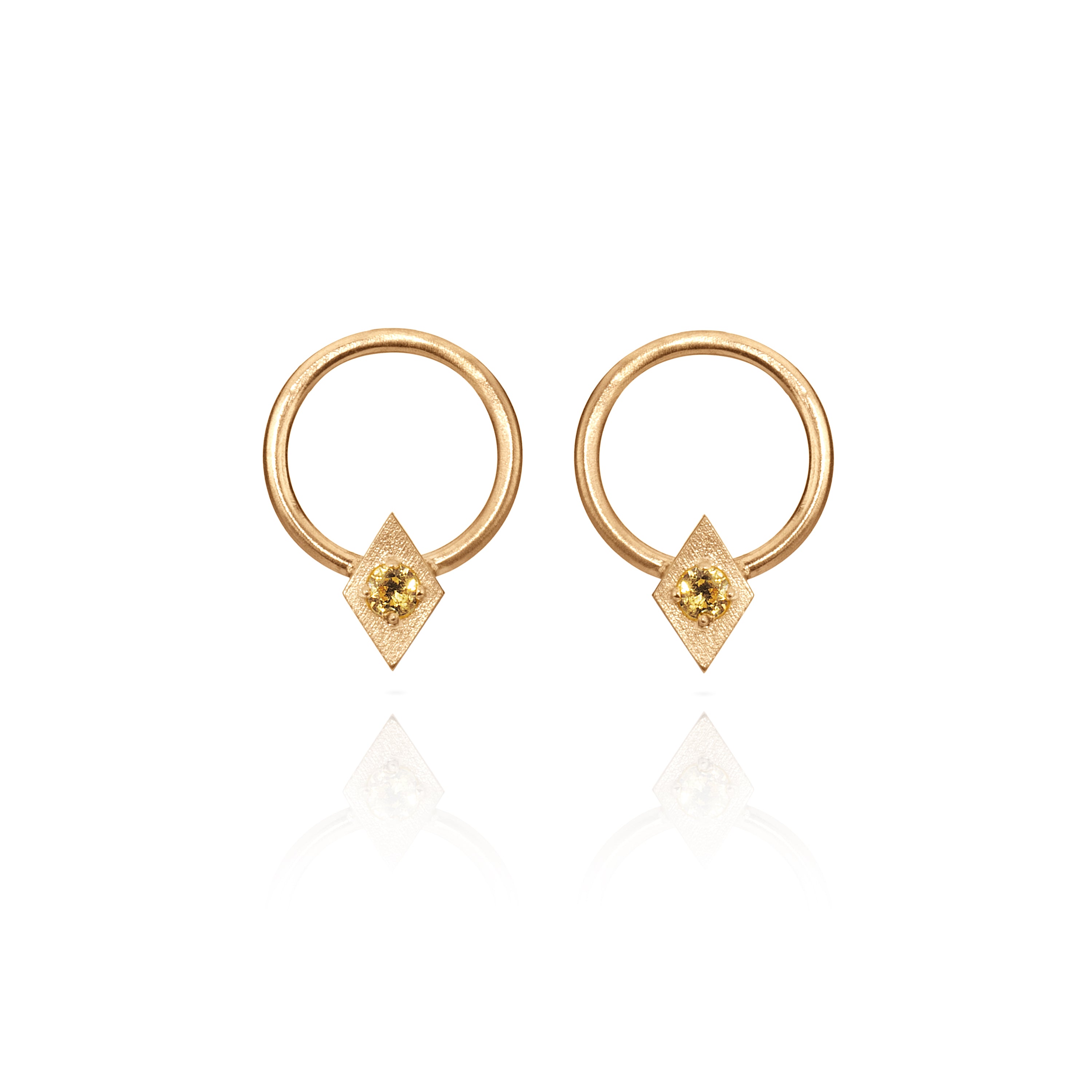 Harlequin Gold Yellow Studs