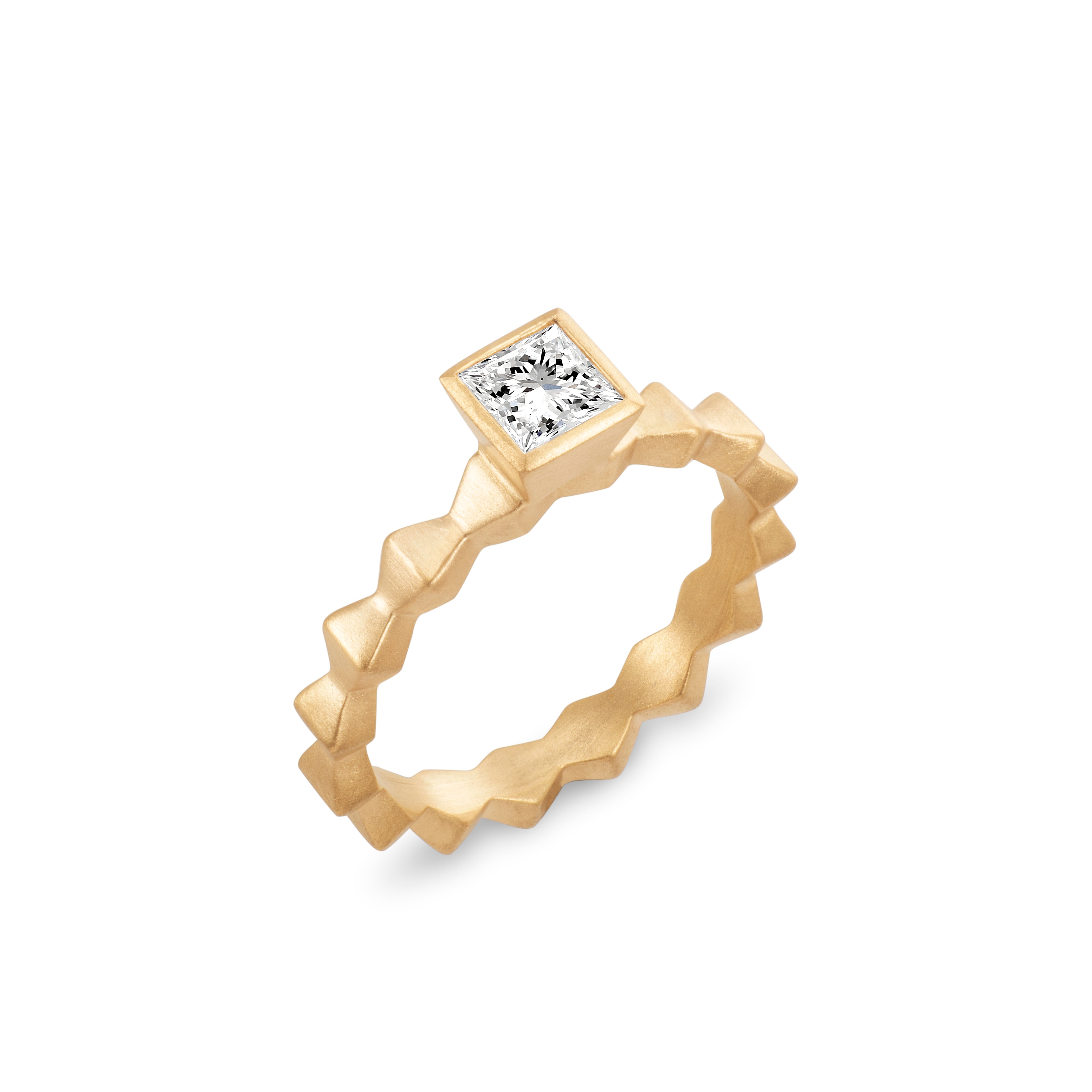 Pyra Princess Cut Engagement Ring