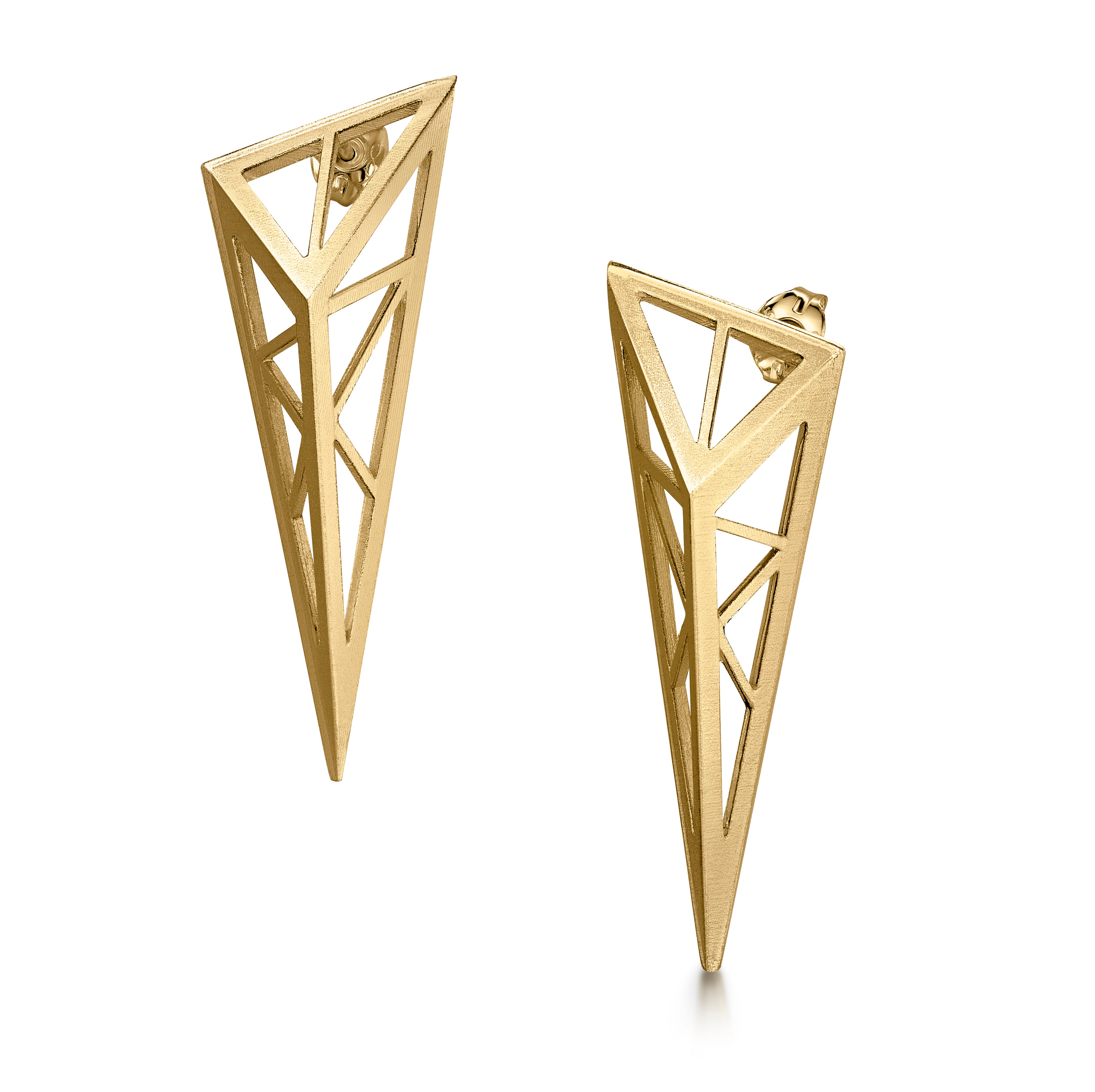 Forth Frame Earrings in 18ct Gold