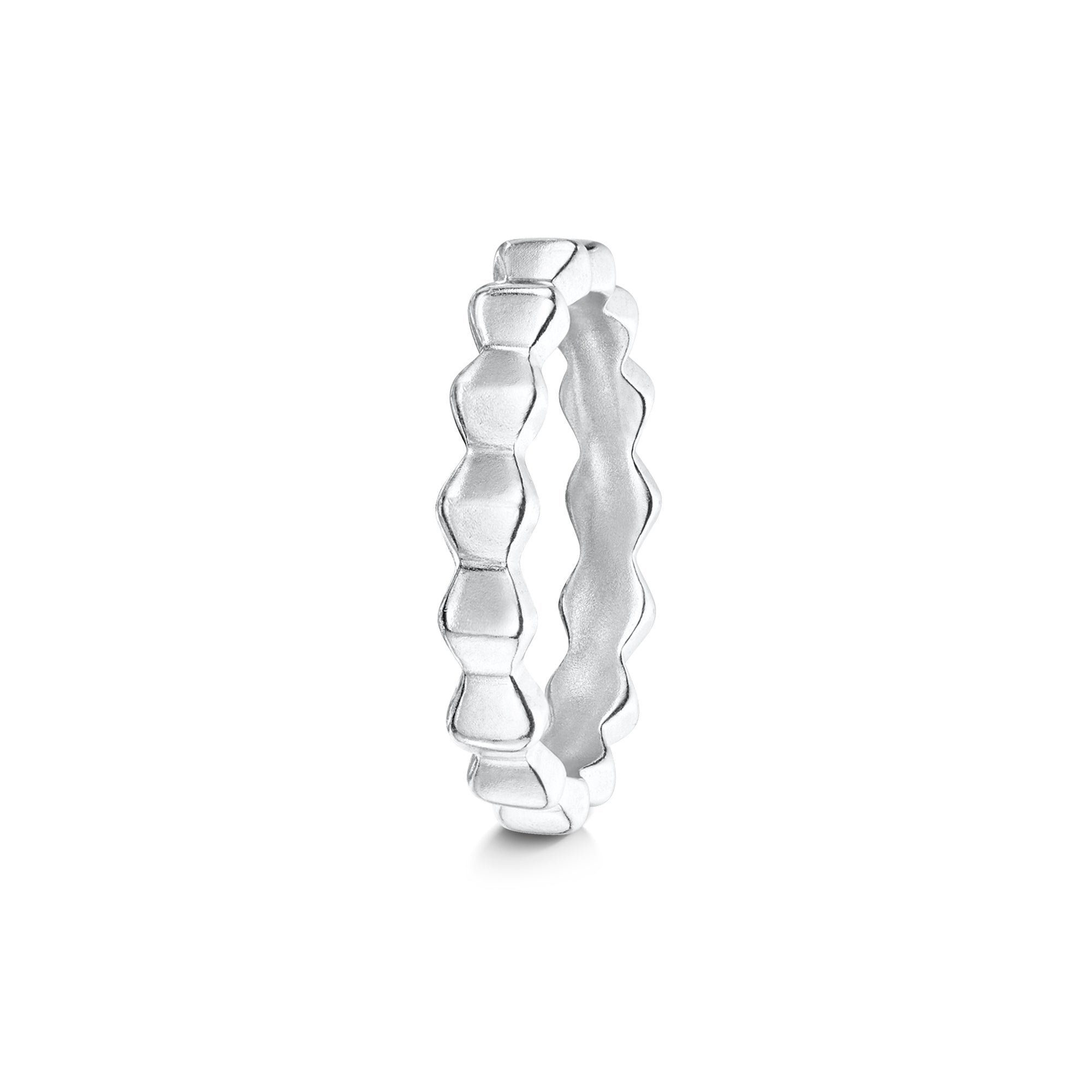 Pyra Stacking Ring in Sterling Silver