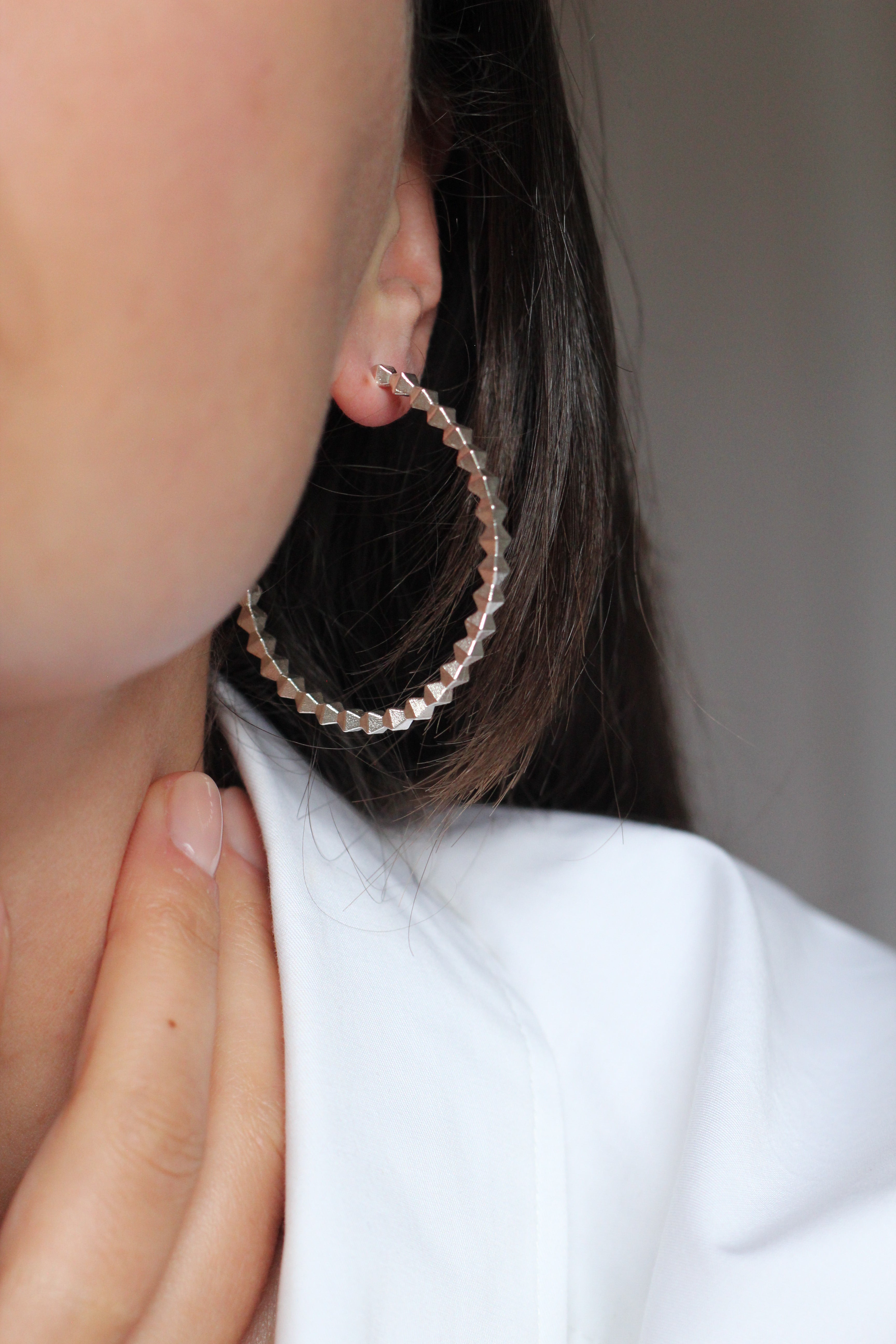 Pyra Large Hoop Earrings