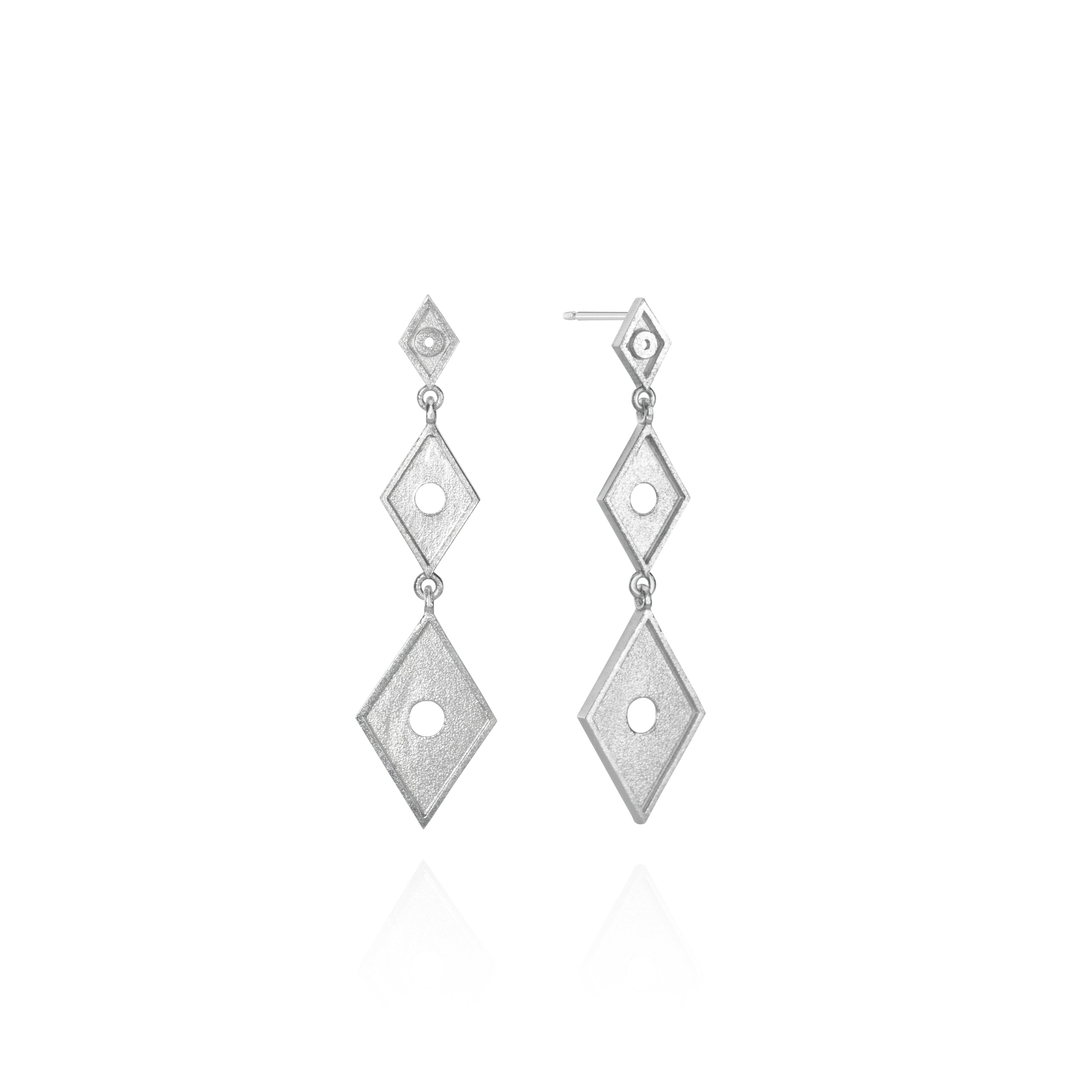 Harlequin Graduating Earrings Small