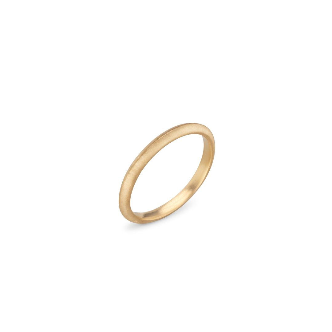 Shapes Gold Geometric Edge Wedding Ring
