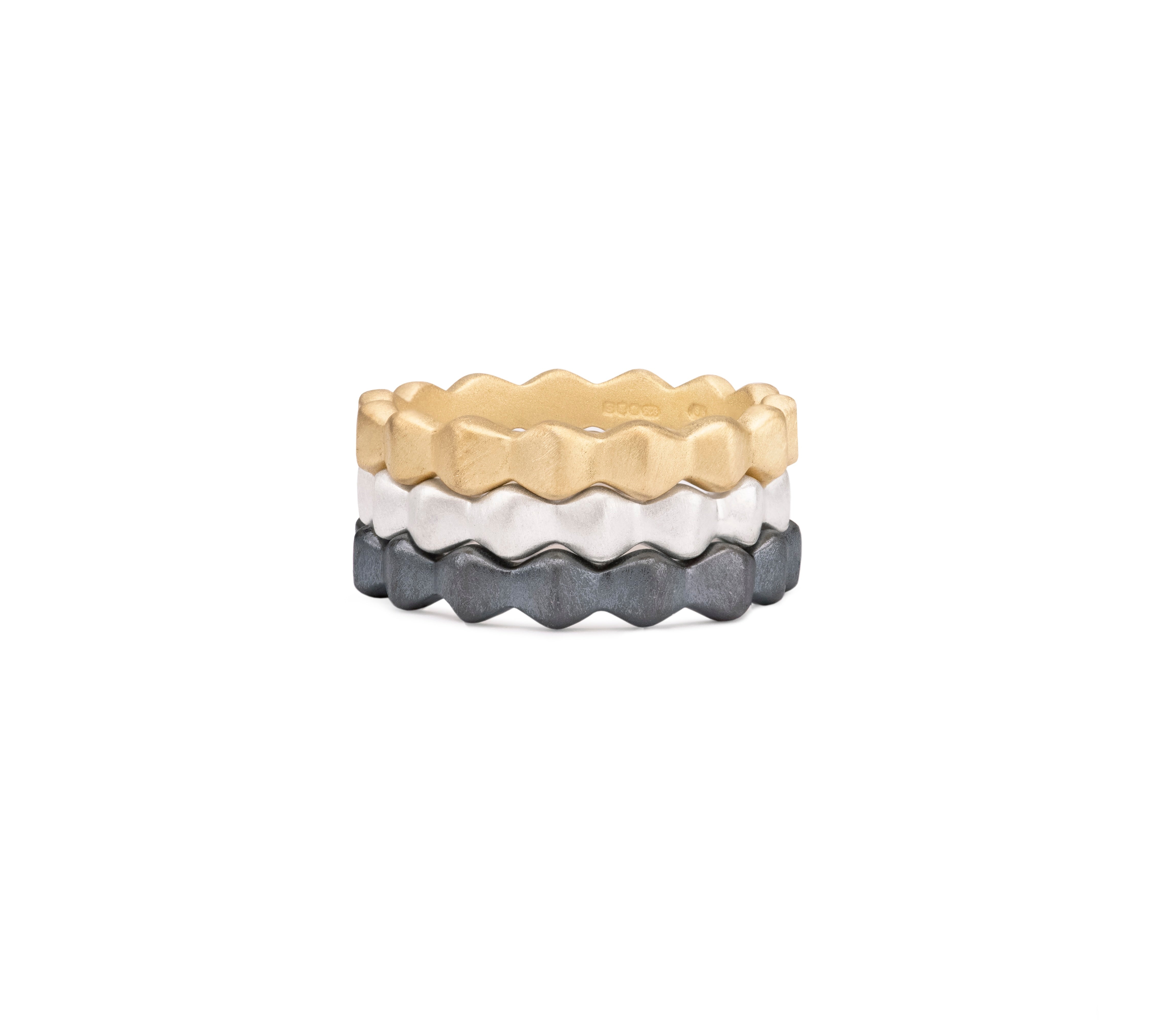 Pyra Stacking Ring in Sterling Silver