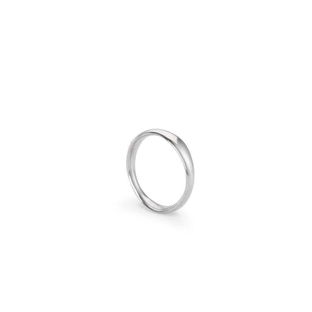 The Sculpt Band 14ct White Gold