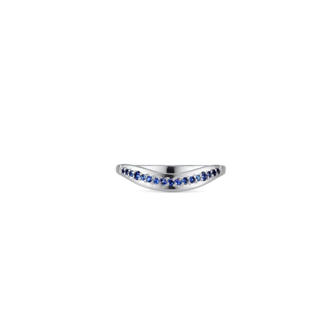 Arch Enternity Band White Gold
