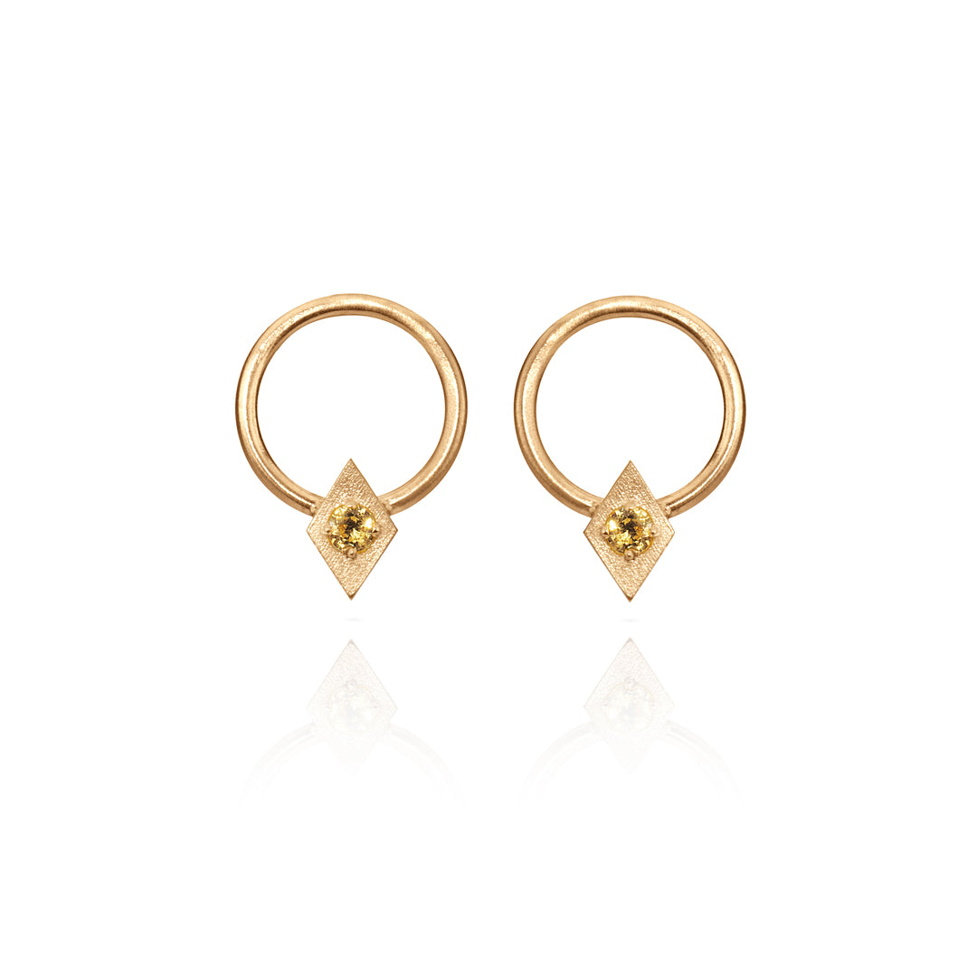 Harlequin Gold Yellow Studs