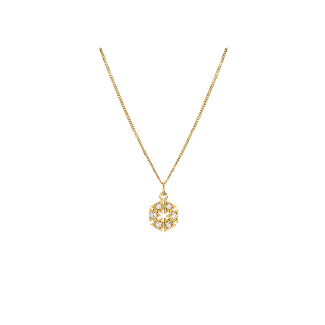 Stella Cosmos Necklace in 18ct Gold