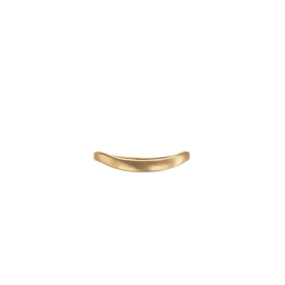 Arch Yellow Gold Wedding Band