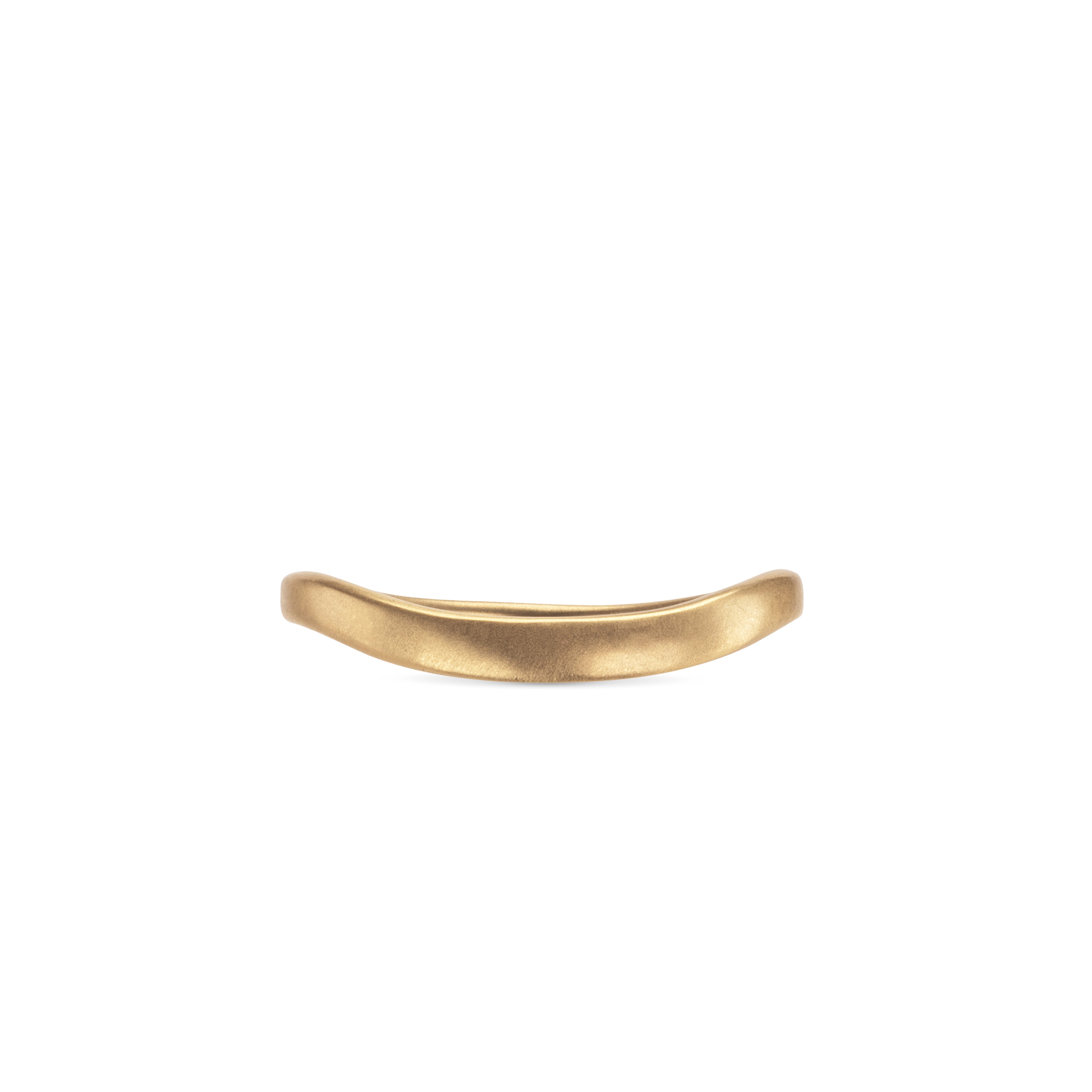 Arch Yellow Gold Wedding Band