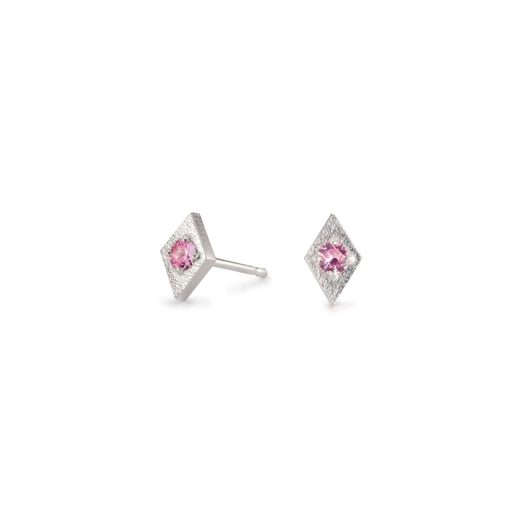 Pink Sapphire Earrings