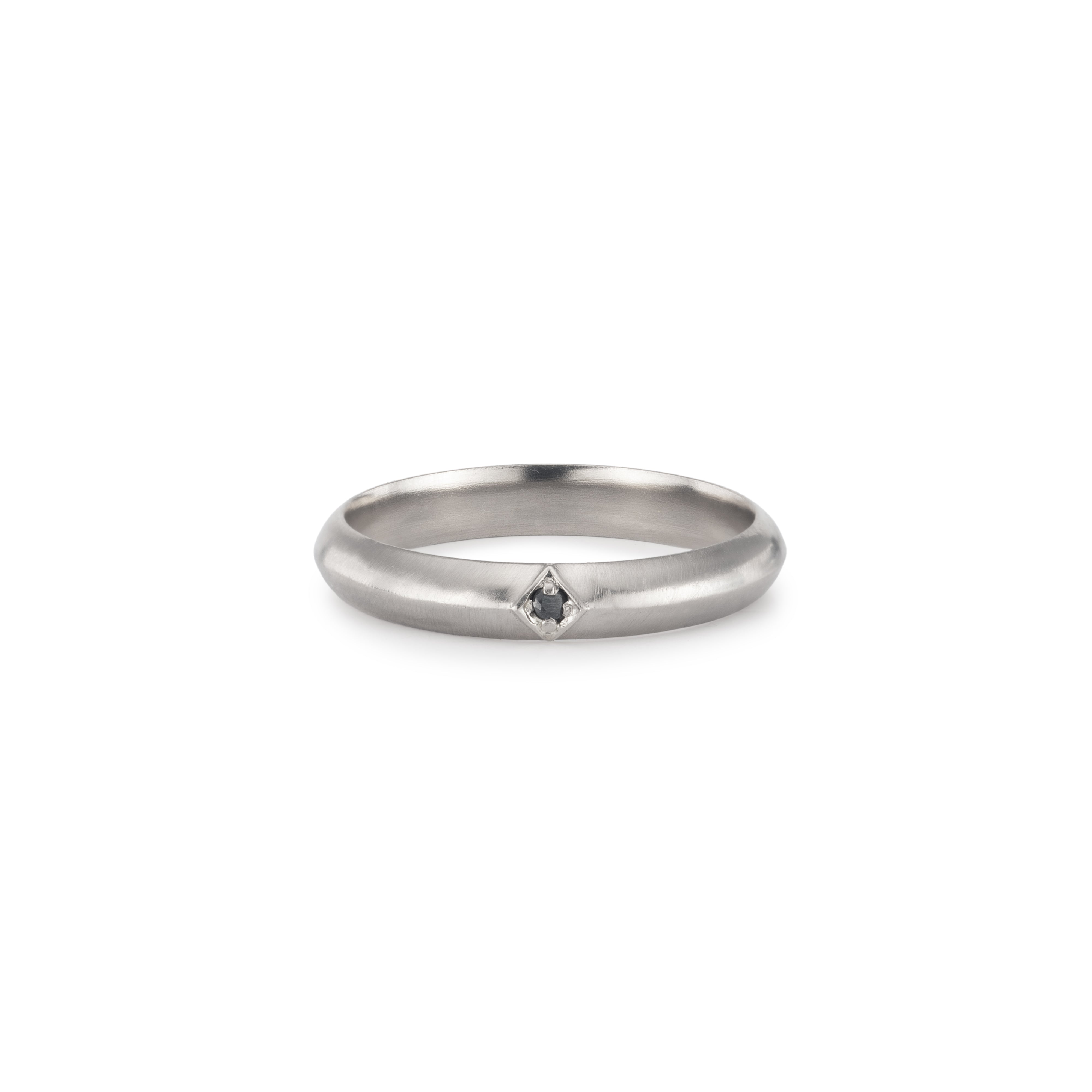 Harlequin Black Diamond Ring