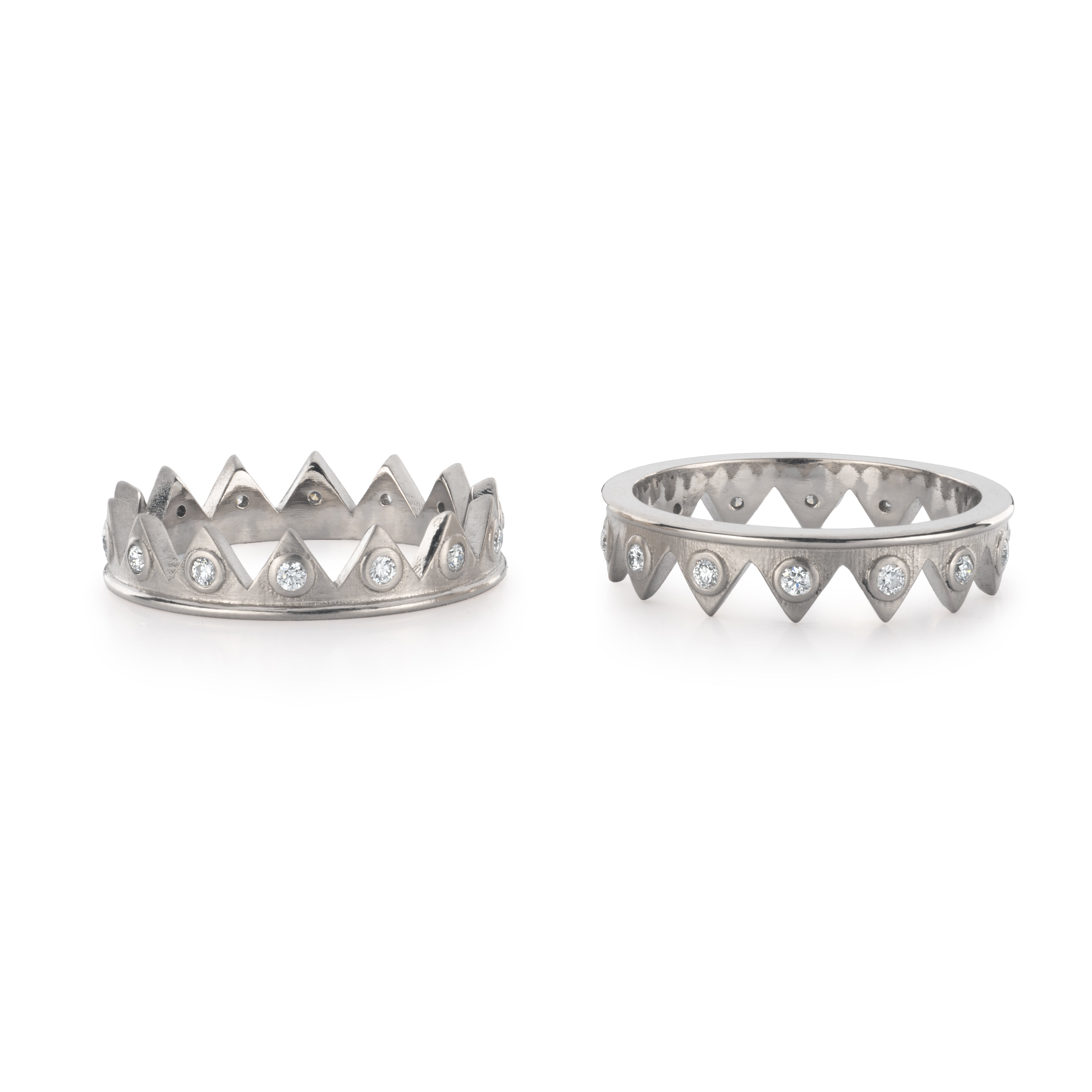 Harlequin Crown Ring