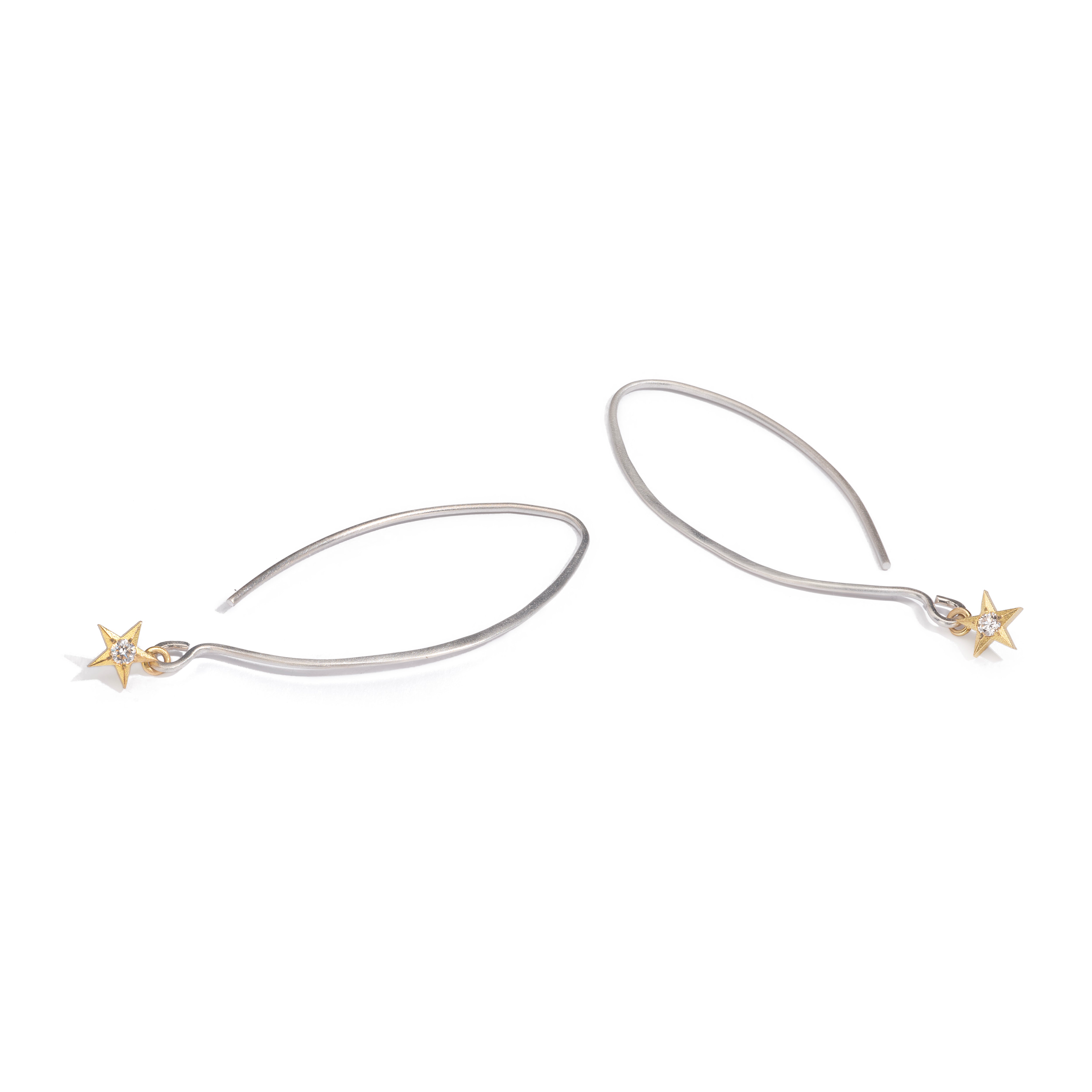 Stella Diamond Hoops