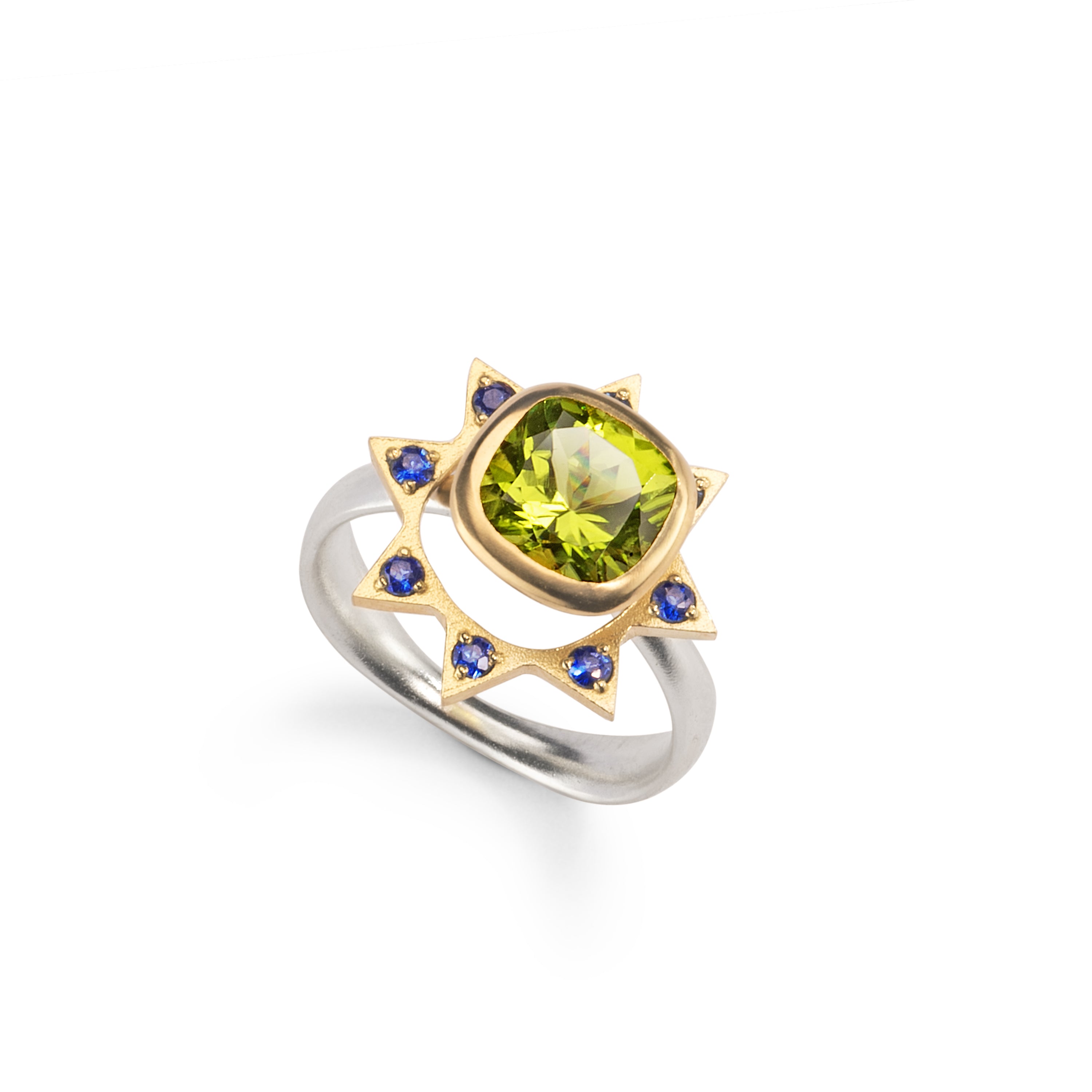 Harlequin Kinetic Starburst Ring