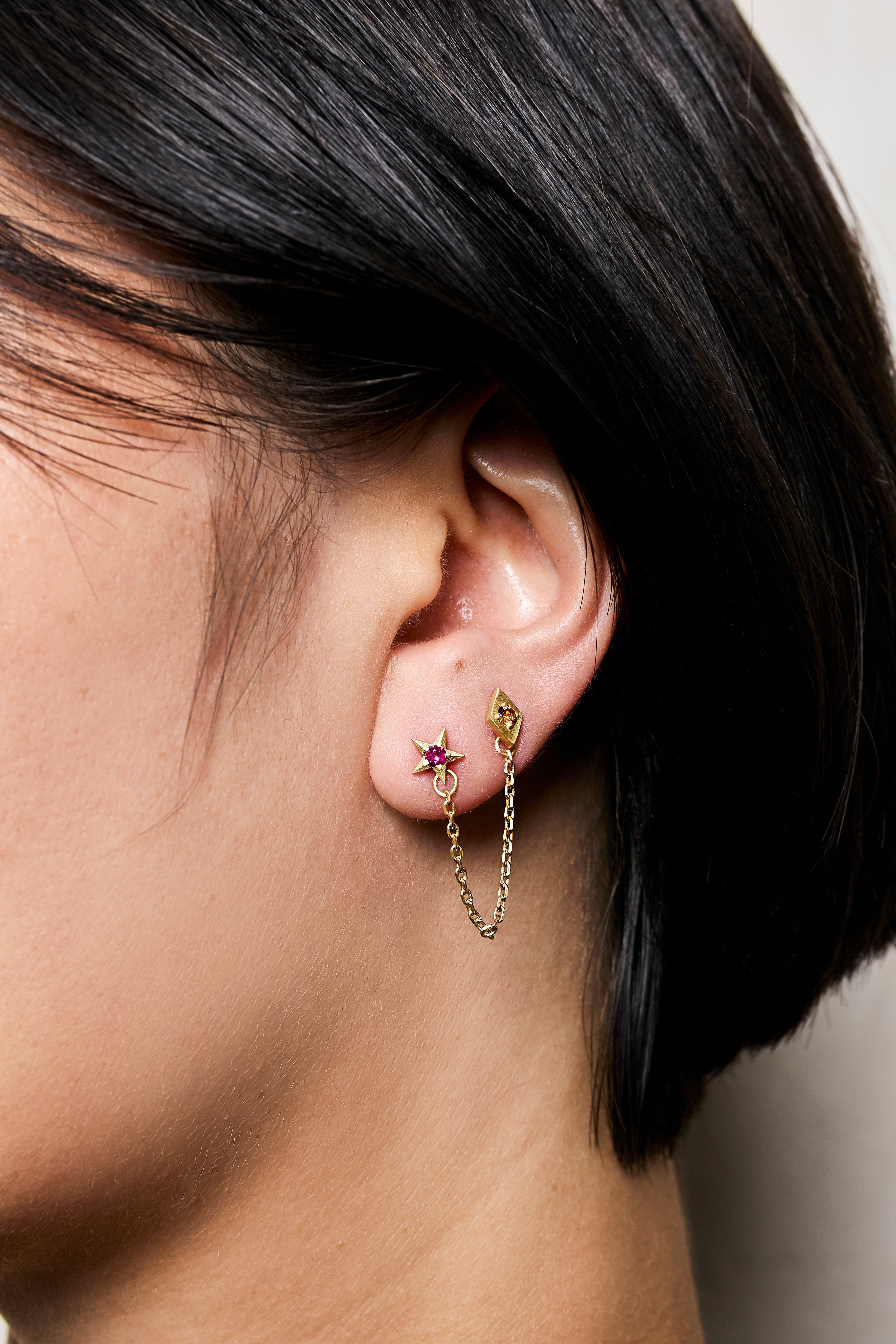 Harlequin Stella Chain Stud