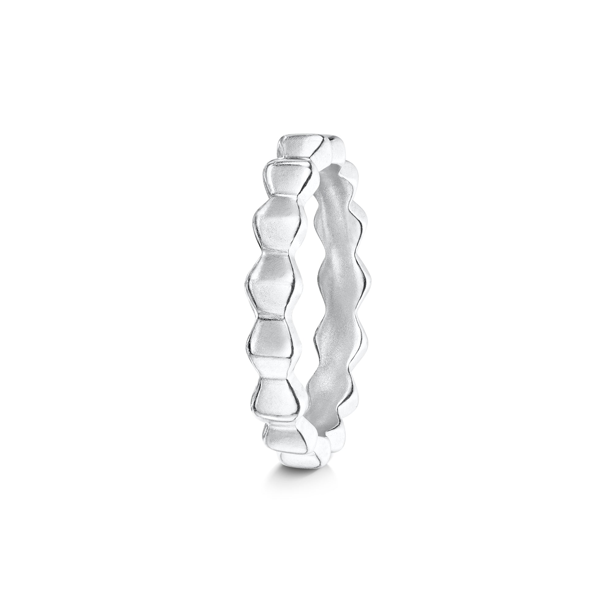 Pyra Stacking Ring in Sterling Silver