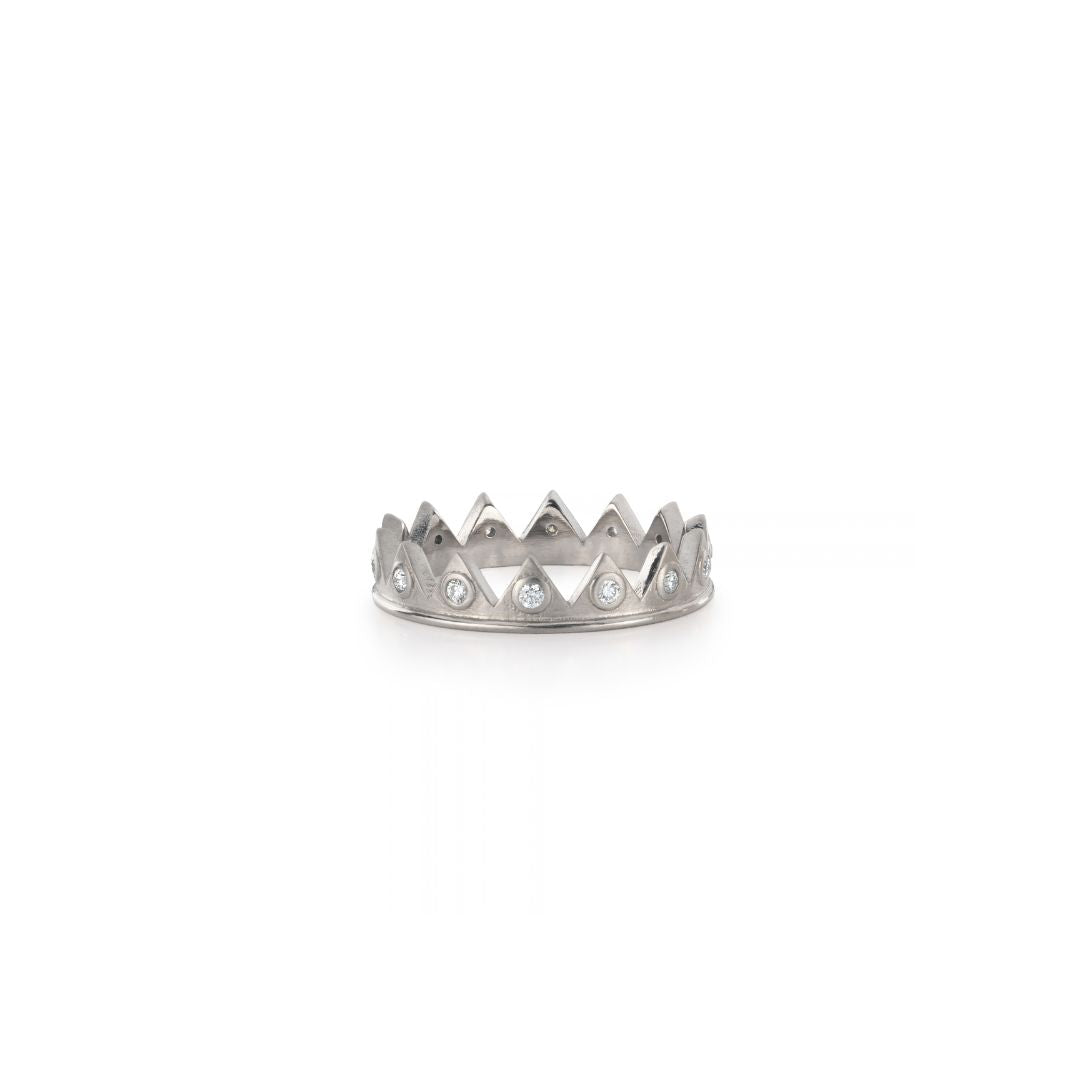 Harlequin Crown Ring
