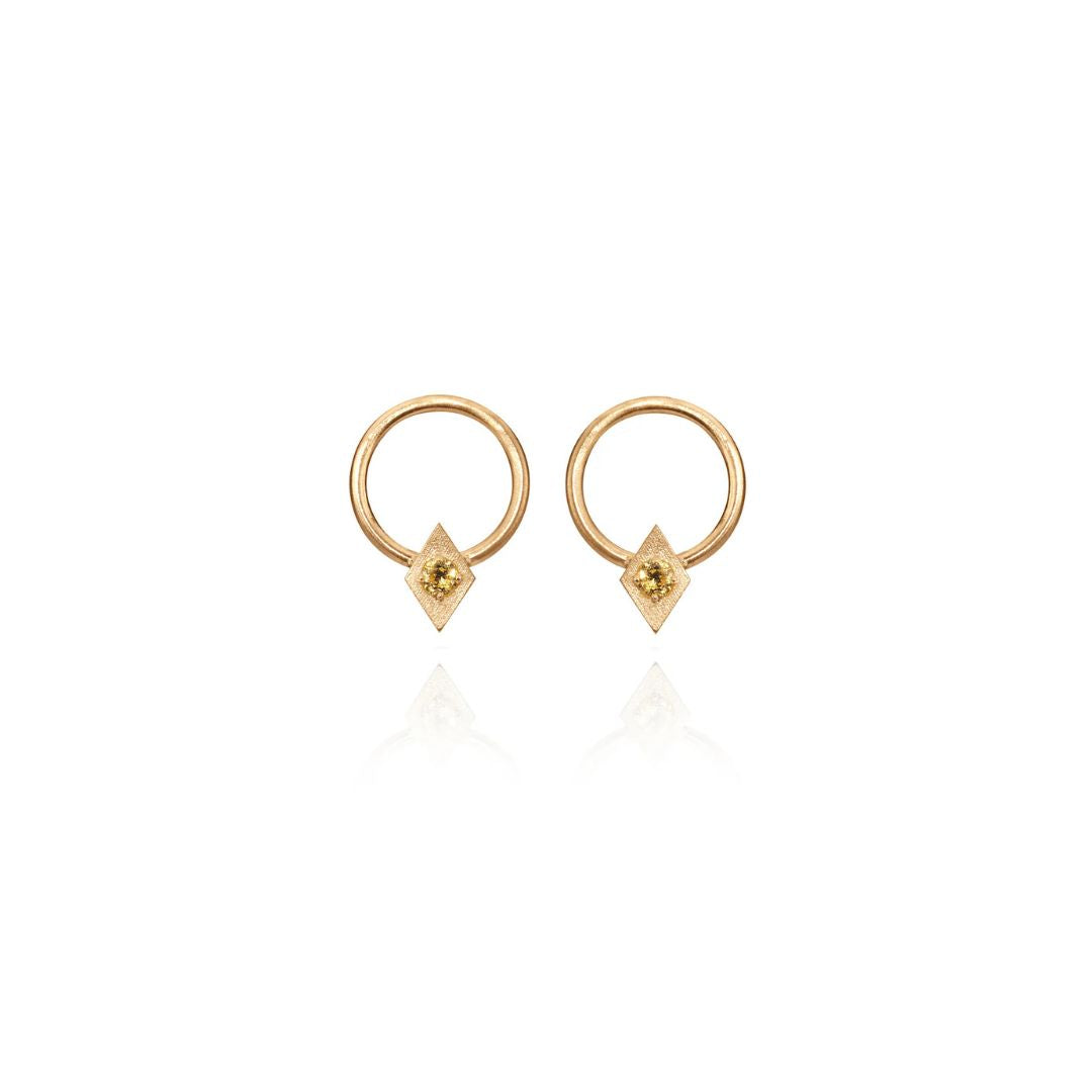 Harlequin Gold Yellow Studs