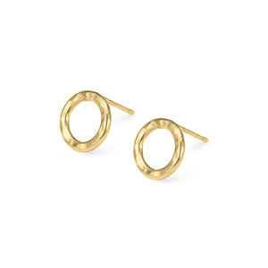 Little Circles - Hammered Finish 18ct Gold Plated - Romany Starrs